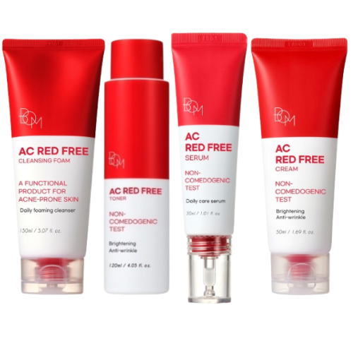 BOM AC Red Free Set - aknega moyil teri parvarishi