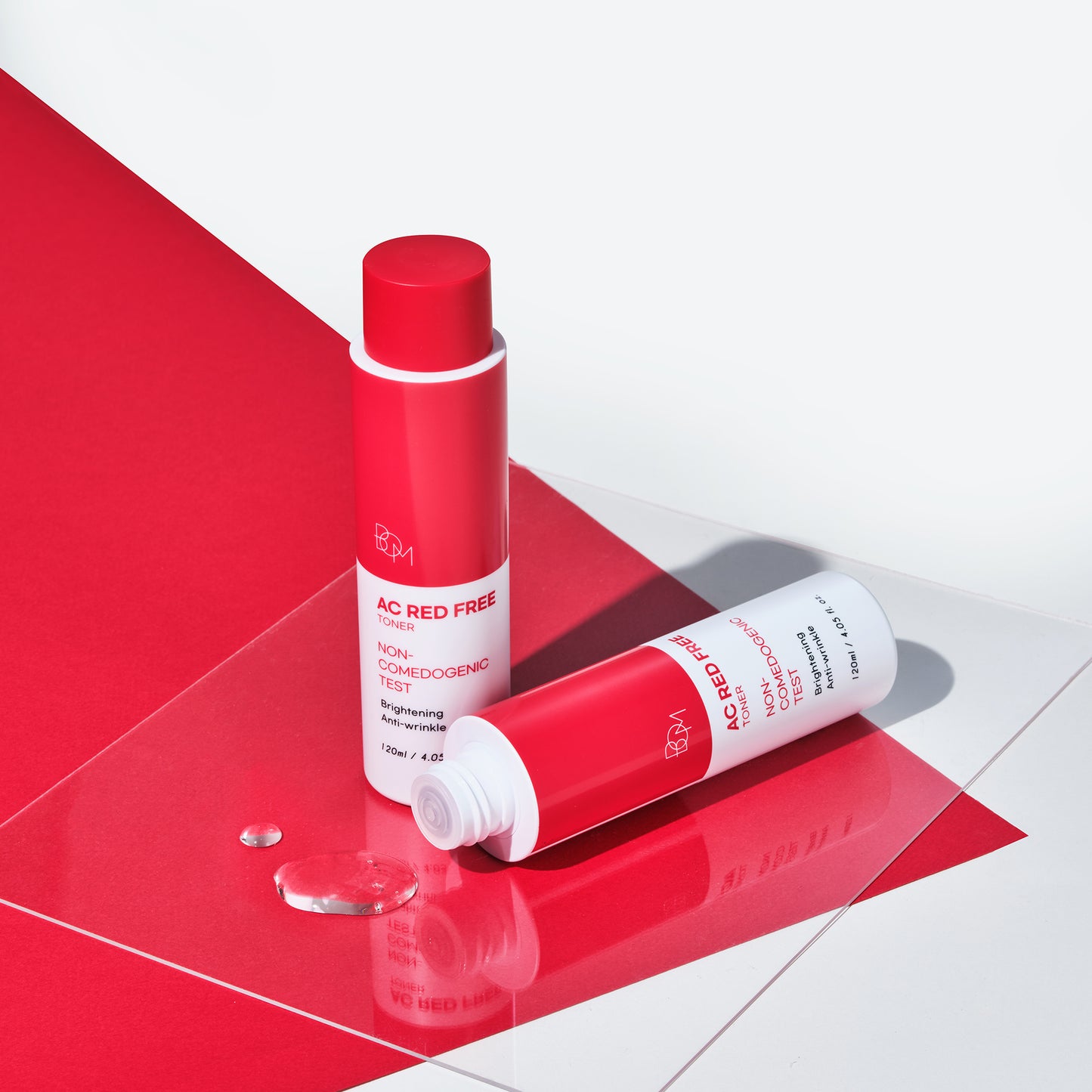 BOM AC Red Free toner - Aknega moyil teri uchun oqartiruvchi va ajinlarga qarshi tonik