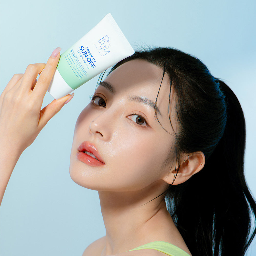 BOM Green UV Sun Off - Mineral Quyoshdan himoyalovchi SPF50+ PA++++