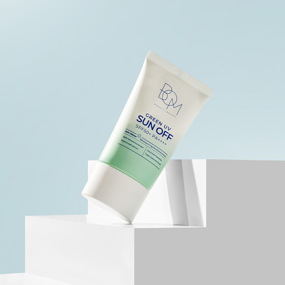 BOM Green UV Sun Off - Mineral Quyoshdan himoyalovchi SPF50+ PA++++