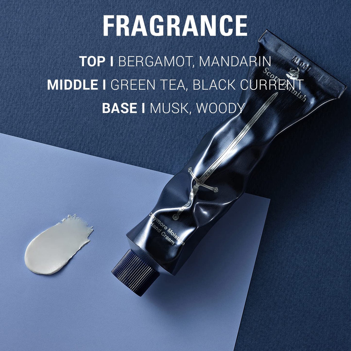 Scott Hamish Claymore Moisture Hand Cream - Erkaklar uchun qo‘lni namlovchi krem