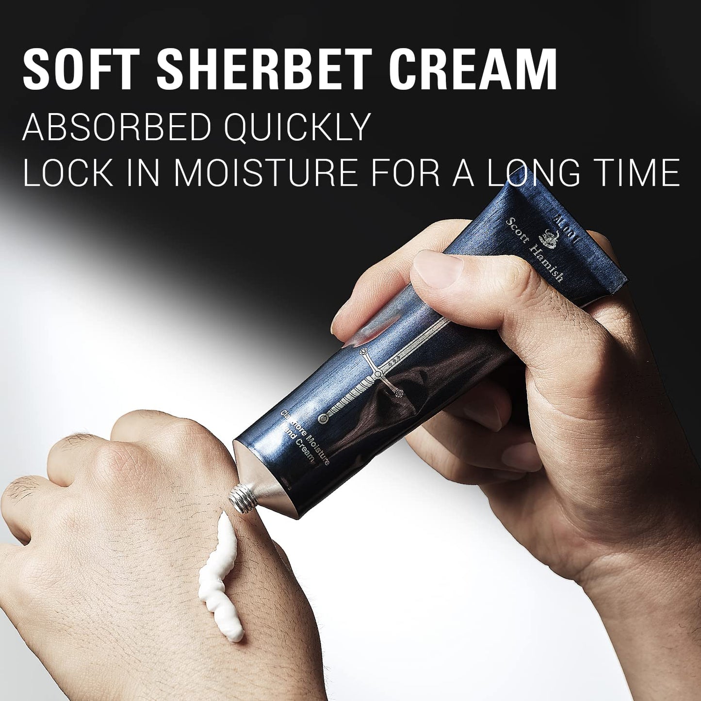Scott Hamish Claymore Moisture Hand Cream - Erkaklar uchun qo‘lni namlovchi krem