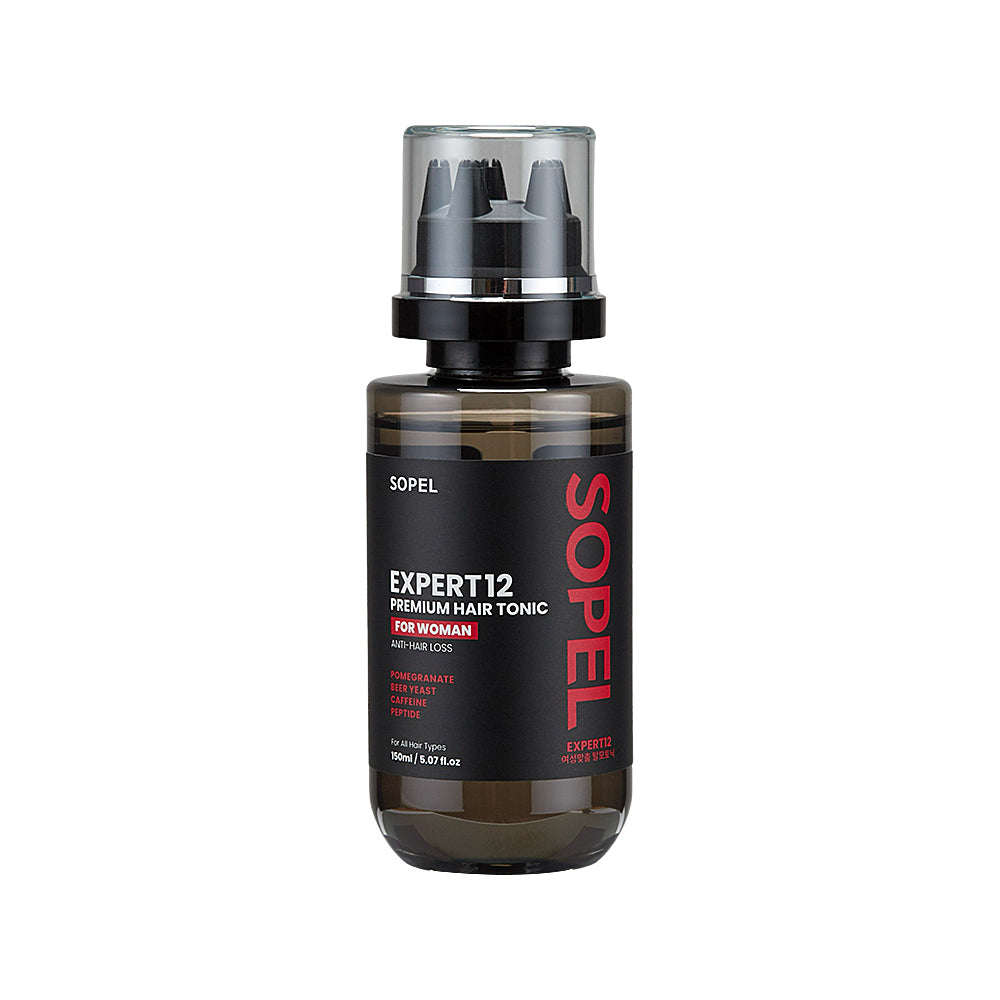 Sopel Expert12 Premium Hair Loss Tonic for Women - Premium Ayollar Uchun Soch tushishiga Qarshi Tonik